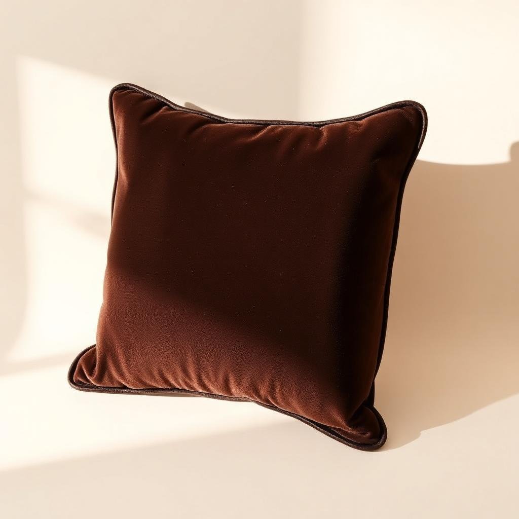 Beige Quilted Cushion